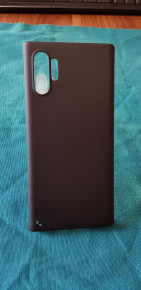 Луксозен твърд гръб ултра тънък за Samsung Galaxy Note 10 Plus N975F черен